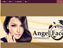 Tablet Screenshot of angelface-szepsegszalon.hu